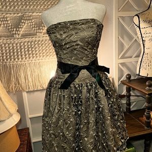Jessica McClintock Vintage Corset Dress